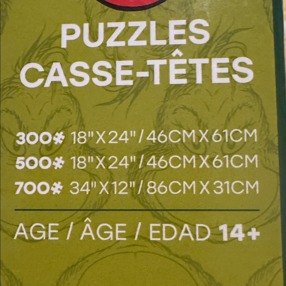 Dr. Seuss Grinch Christmas, Dr. Seuss 3 In 1 Grinch Multipack Jigsaw Puzzle - Picture 7 of 7